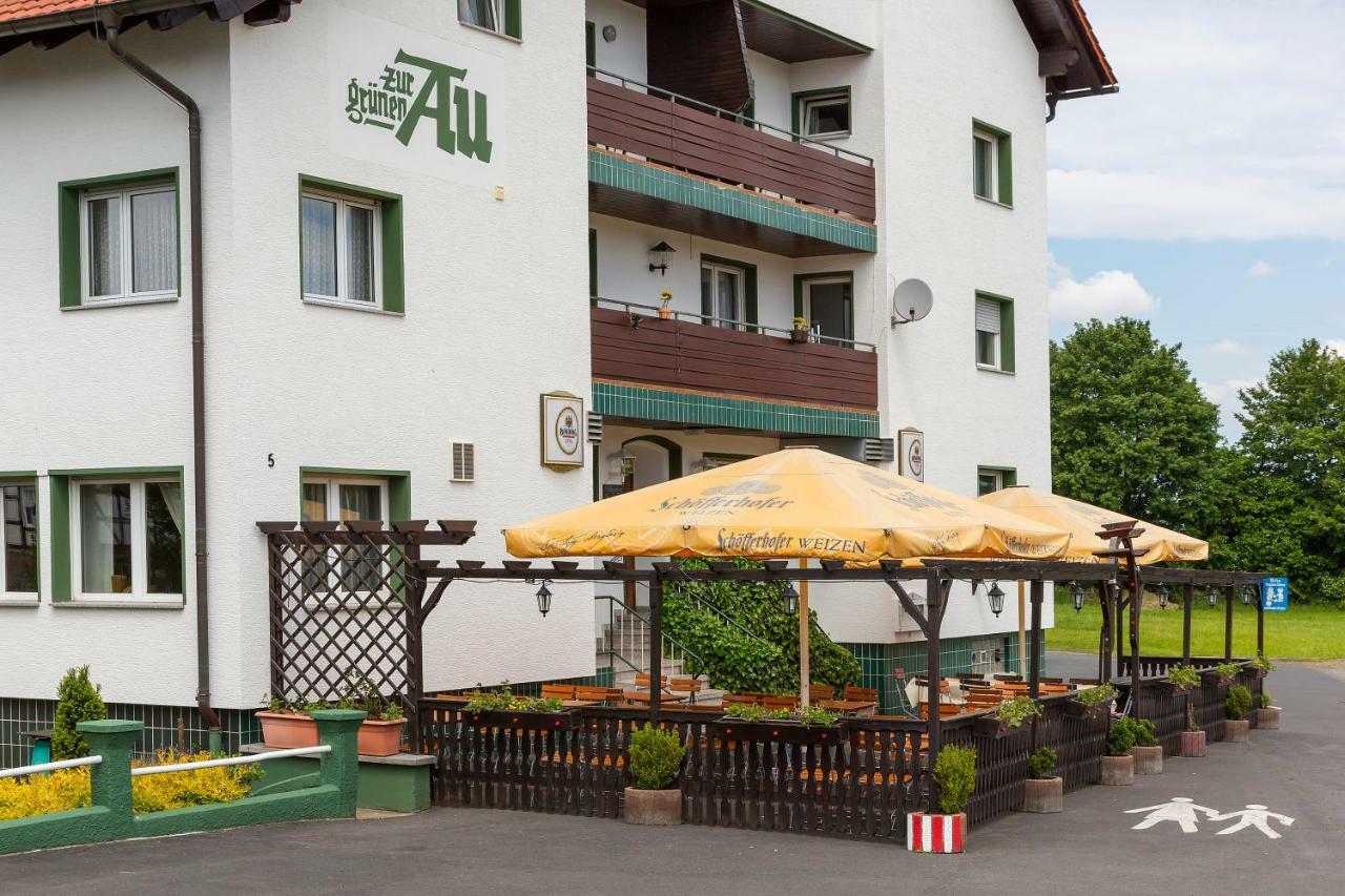 Pension Grune Au Hasselroth Esterno foto